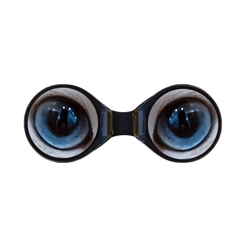 0,71 inç Çift Gözlü Yuvarlak LCD Ekran Modülü, 160×160 Çözünürlük, SPI Arayüzü, 65.000 Renk