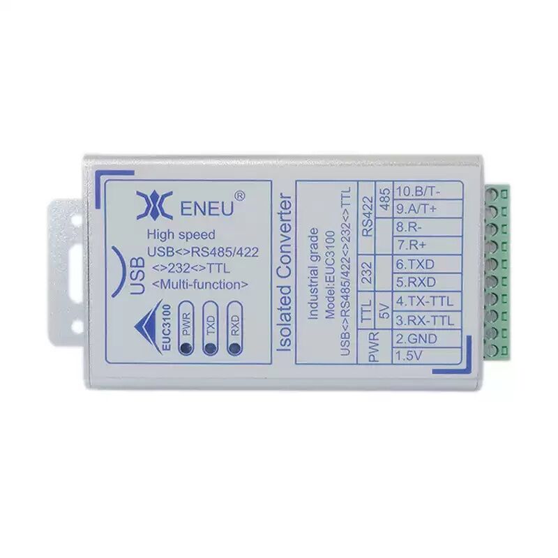 EUC3100 PLUS 5KV Ultra Yüksek Hızlı Manyetik Olarak İzole Edilmiş USB - 485/422/232/TTL Baud Hızı 12Mbps Kodlayıcı Hata Ayıklama Modülü