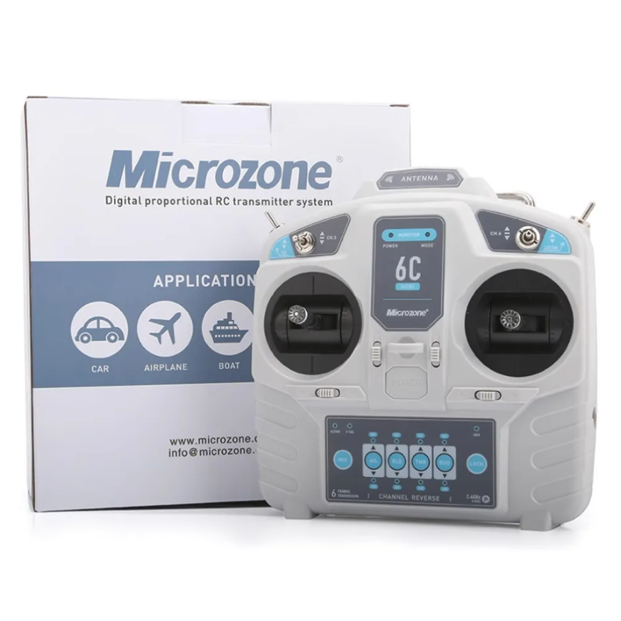 Microzone MC6C 2.4GHZ 6 Kanal Alıcı-Verici Drone Kumandası