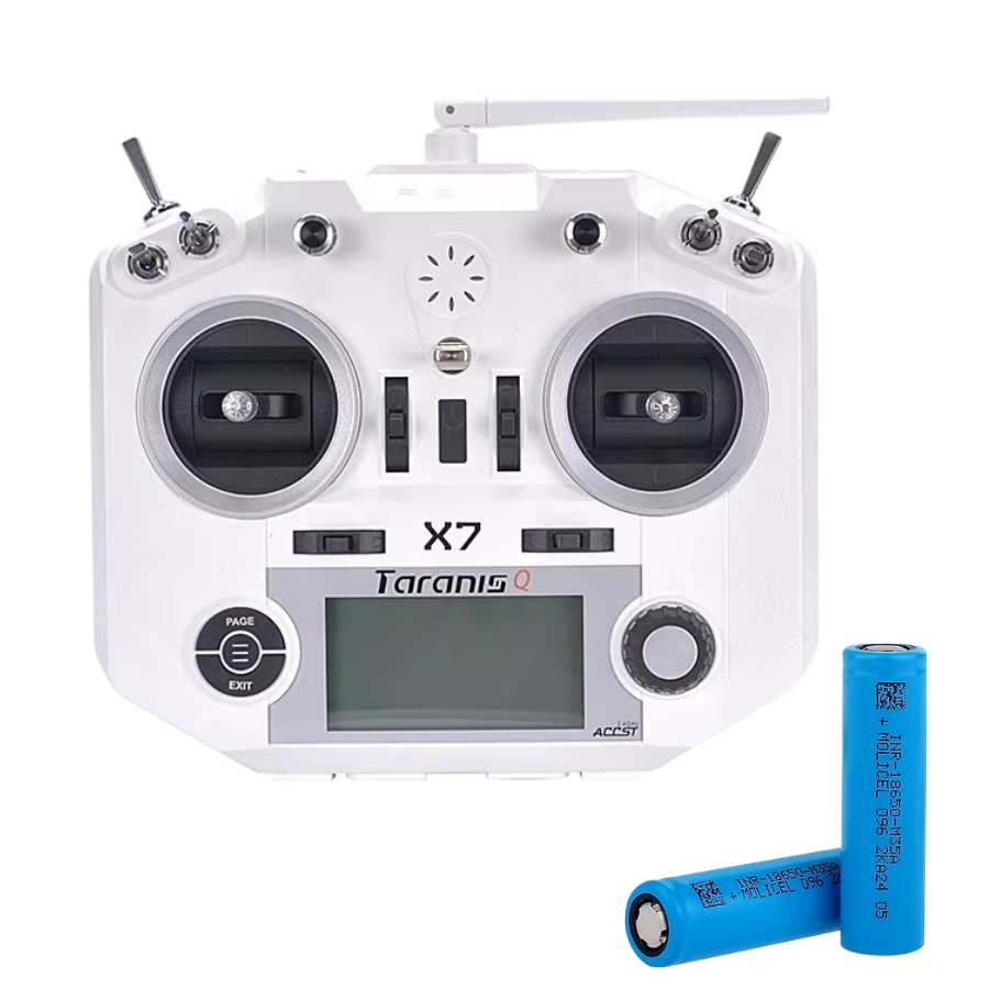FrSky Taranis Q X7 2.4GHz 16 Kanal Kumanda ve Batarya Grubu