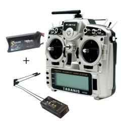 Frsky Taranis X9D Plus 2.4GHz 24 Kanal Kumanda -  R9 SX Alıcı Ve Lipo Batarya Grubu