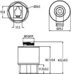 AO-07 Oksijen Sensörü (MOX-3 )