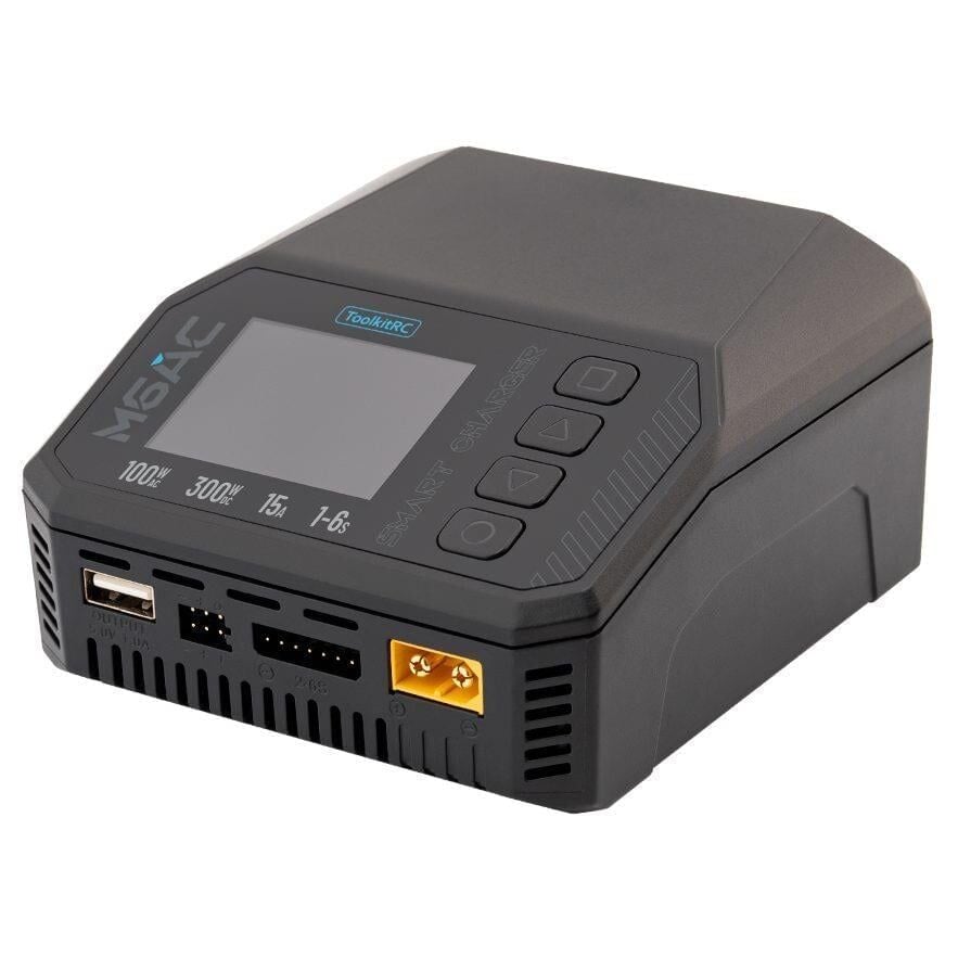 ToolkitRC M6AC LiPo Şarj Cihazı 300W LiHV LiFe Li--Ion LTO Pb NiMH NiCd