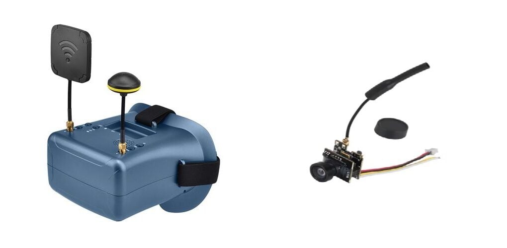 Ls-008D Fpv Drone  Gözlük Ve İAO Kamera Combo Seti