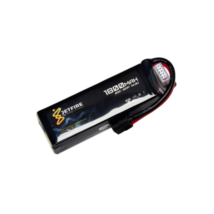 14.8v 4s 1800mah 65c Lipo Batarya Jetfire Pil