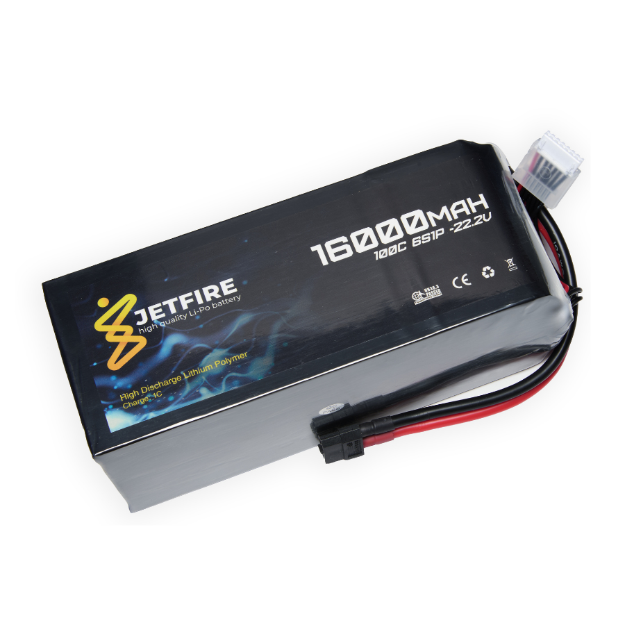 22.2v 6s 16000mah 100c Batarya Jetfire Pil