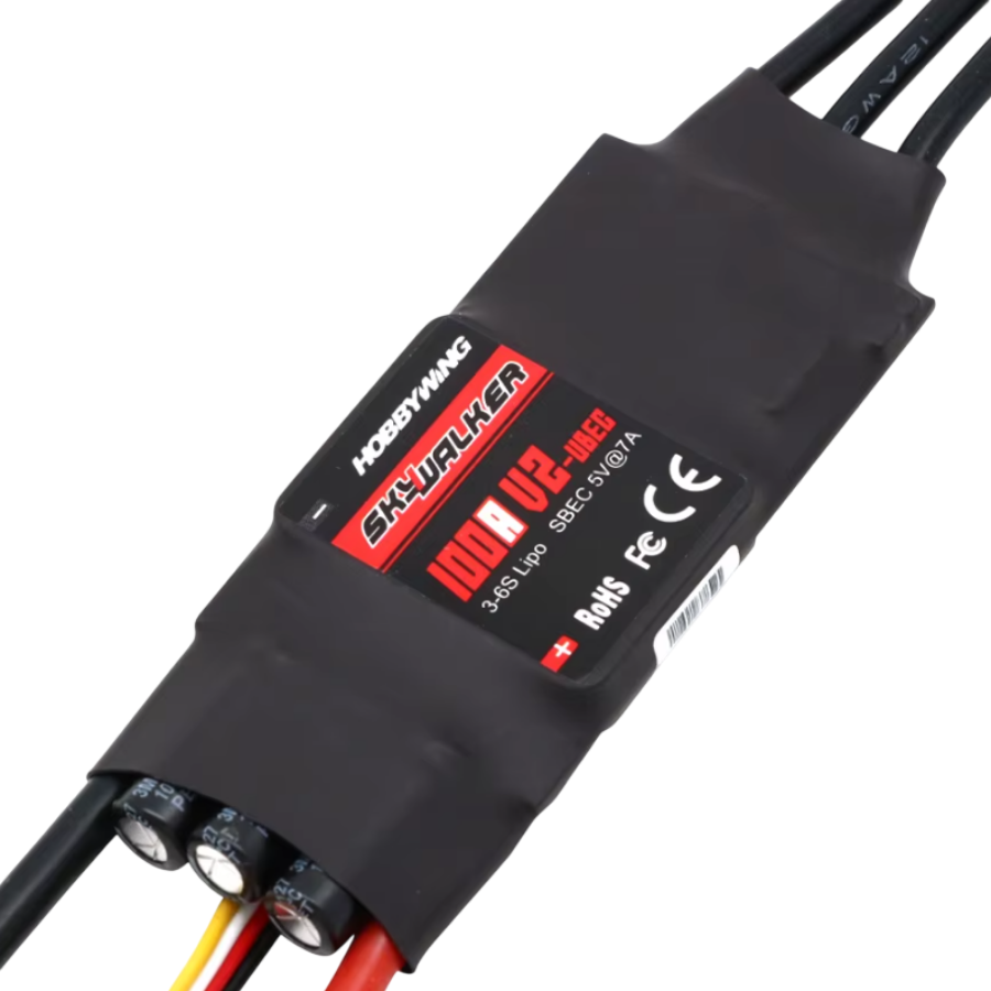 Hobbywing Skywalker 100A ESC V2 - Fırçasız Motor Sürücü 5V/7A Ubec