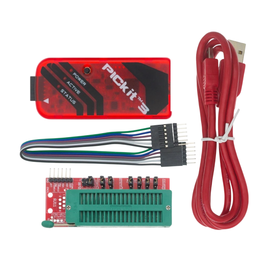 Pickit3 Pic Programlama Kartı ve Dip Çevirici Adaptör